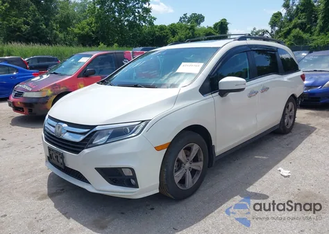 2018 Honda Odyssey Ex-L from USA, damaged, VIN 5FNRL6H79JB109918